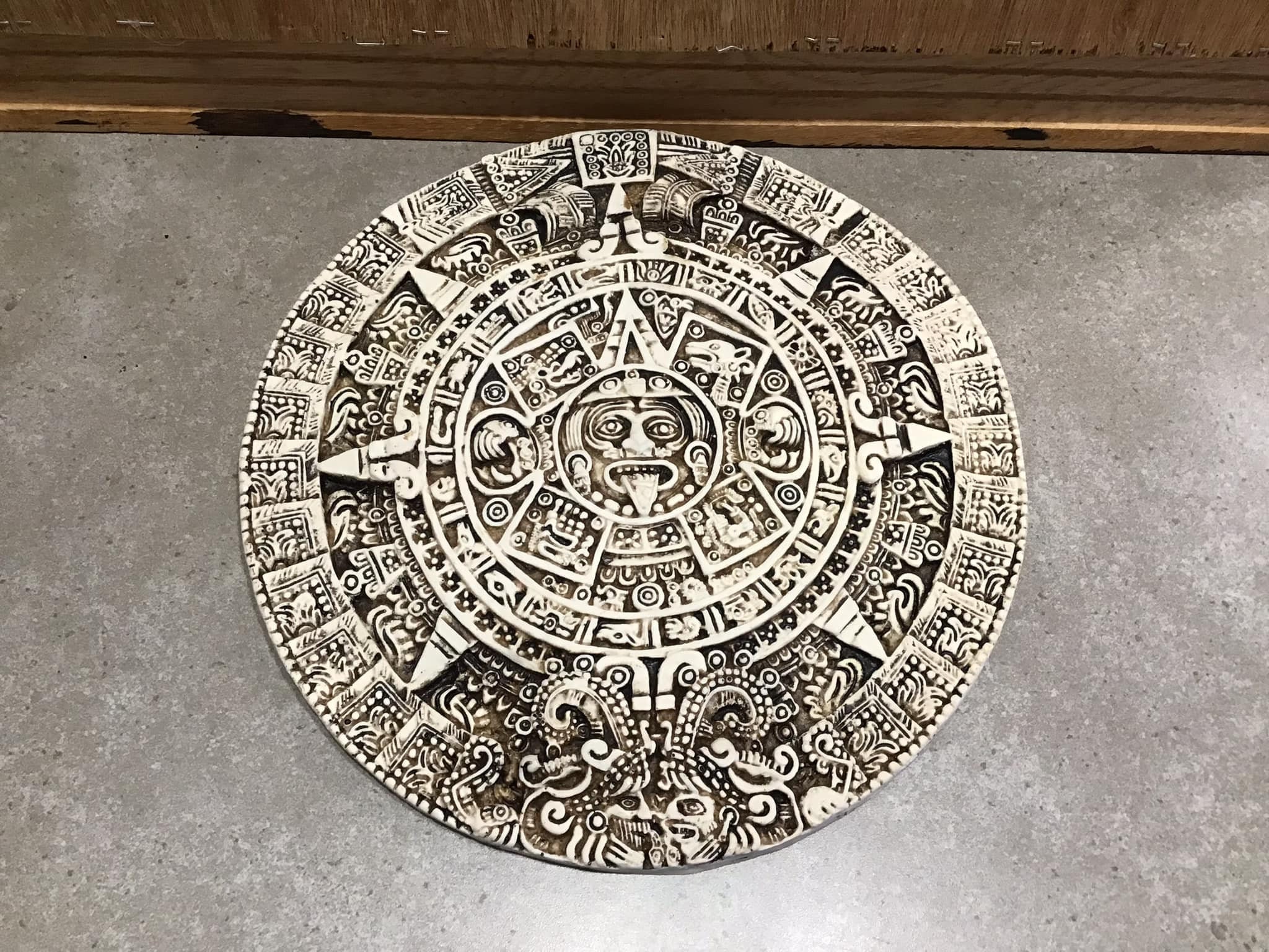 マヤ暦、アステカ、カレンダー、壁掛け、民芸品、彫刻