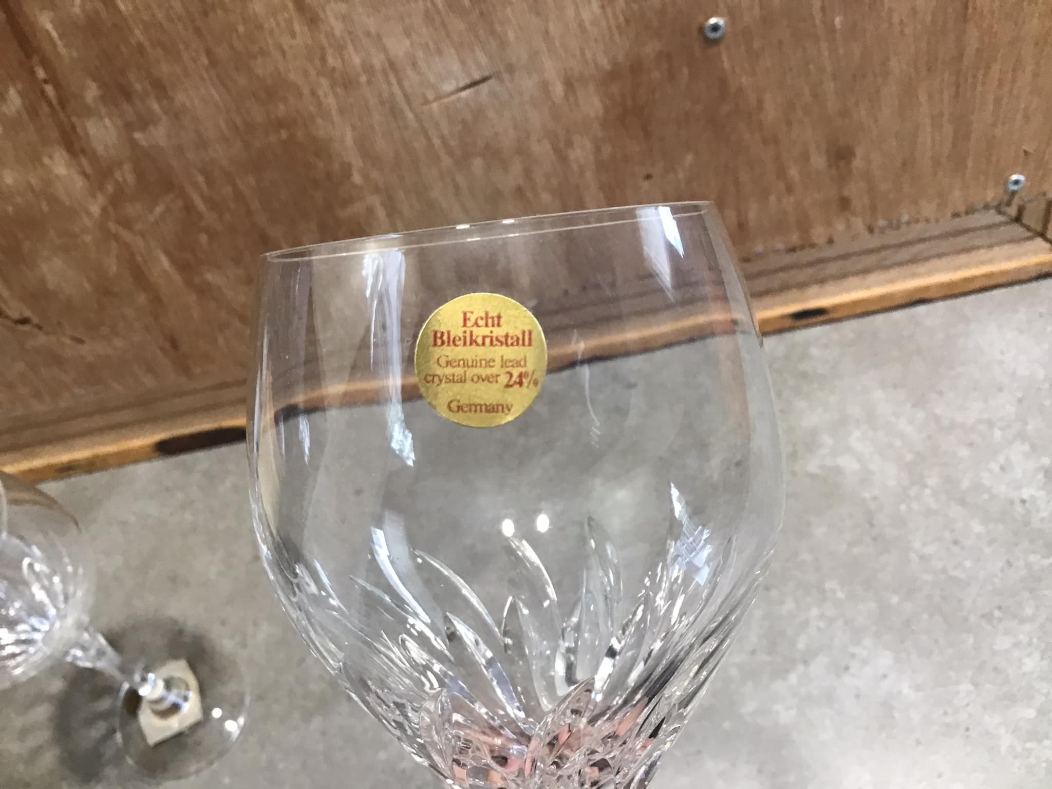 2 Vintage Schott Zwiesel Red Wine Glasses Made in Germany. -  Denmark