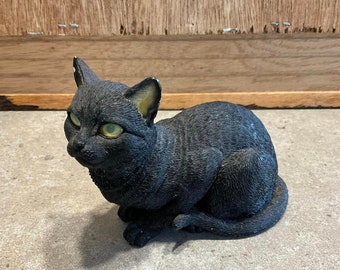英国 ヴィンテージ 陶器 猫 オブジェ 黒猫 ブラックキャット フィギュ 英国 ヴィンテージ 陶器 猫 オブジェ 黒猫 ブラックキャット フィギュ