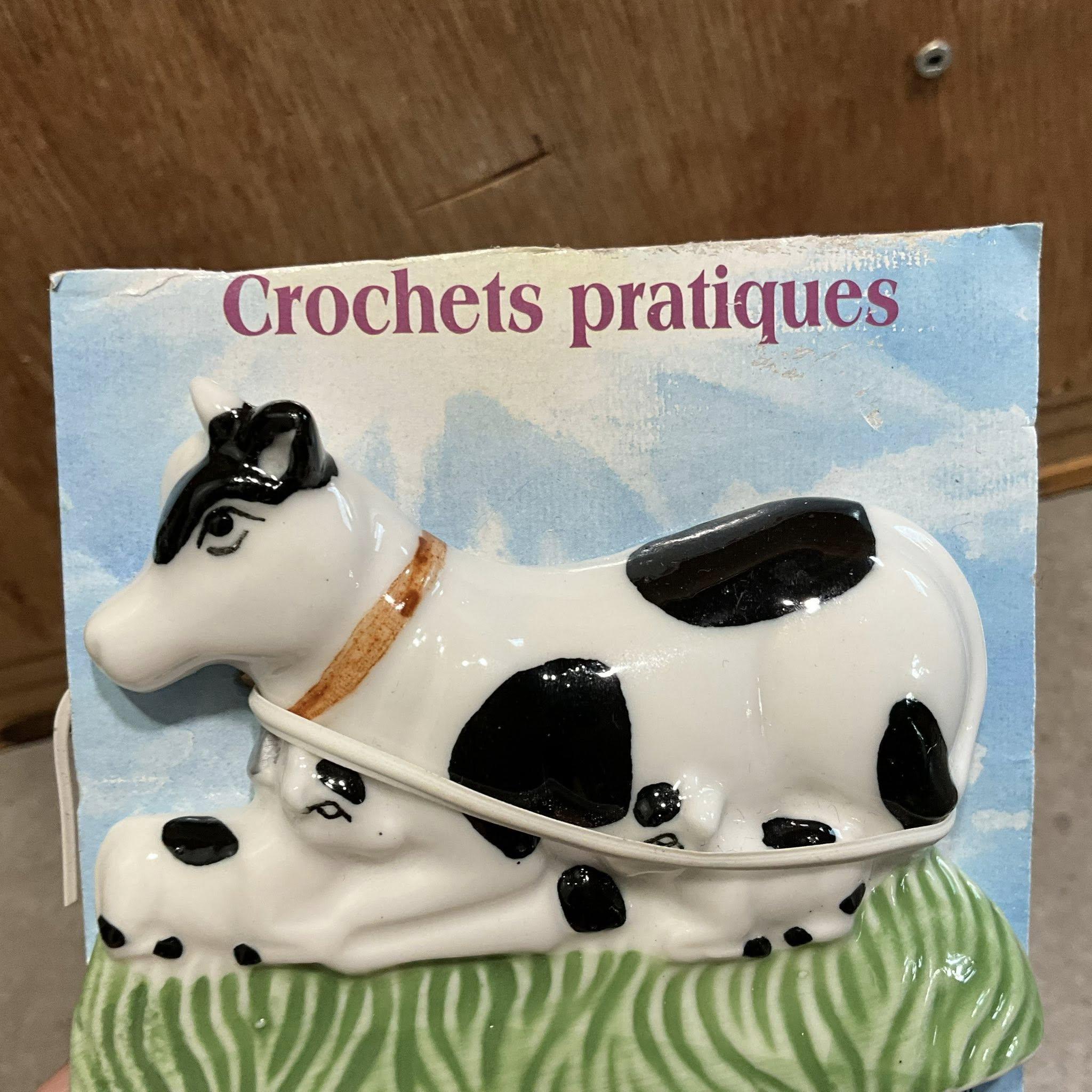Mama Rafk Mama Cow With Calves Key Rack | Farmhouse Animal Holder 3 Hooks - Etsy
