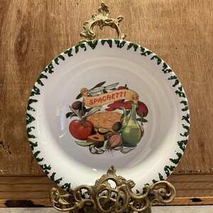 Bol à spaghettis italiens CMS - Fabriqué en Italie