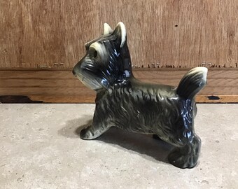 英国製スコティッシュテリア 置物 犬置物 スコティシュテリア 【ウィートン/ ブラック/ ブリンドル