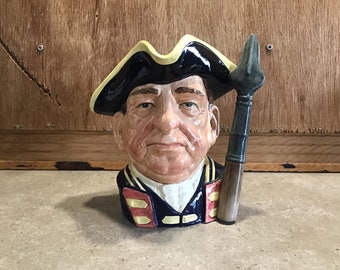 Vintage Royal Doulton Guardsman Toby Mug D6568 - Duży dzbanek z postacią