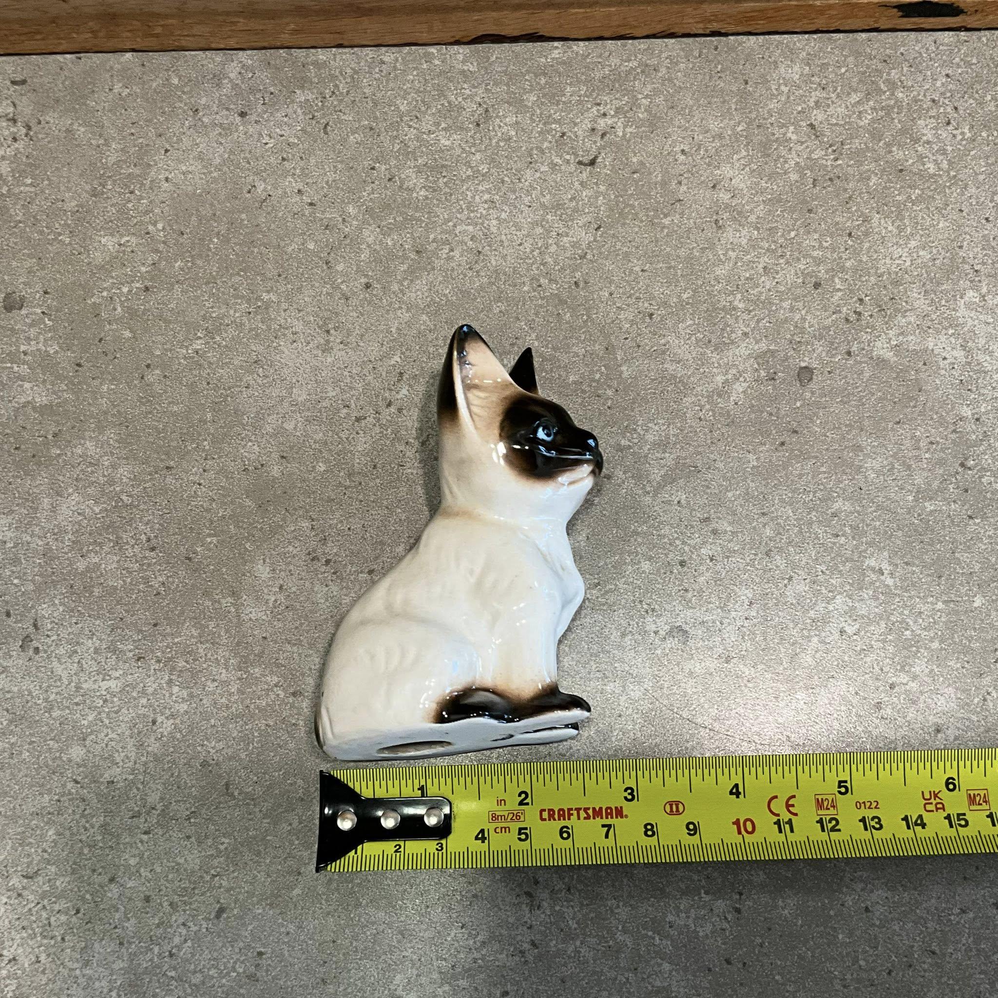 ヴィンテージ陶器製シャム猫の置物 - Etsy 日本