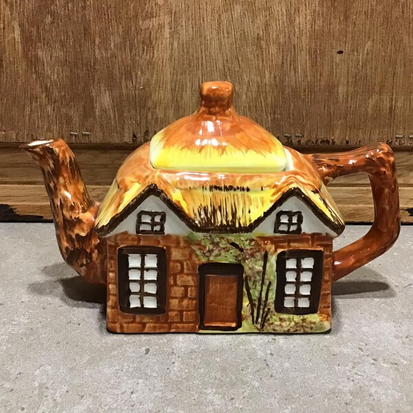 Cottage Teapot Etsy