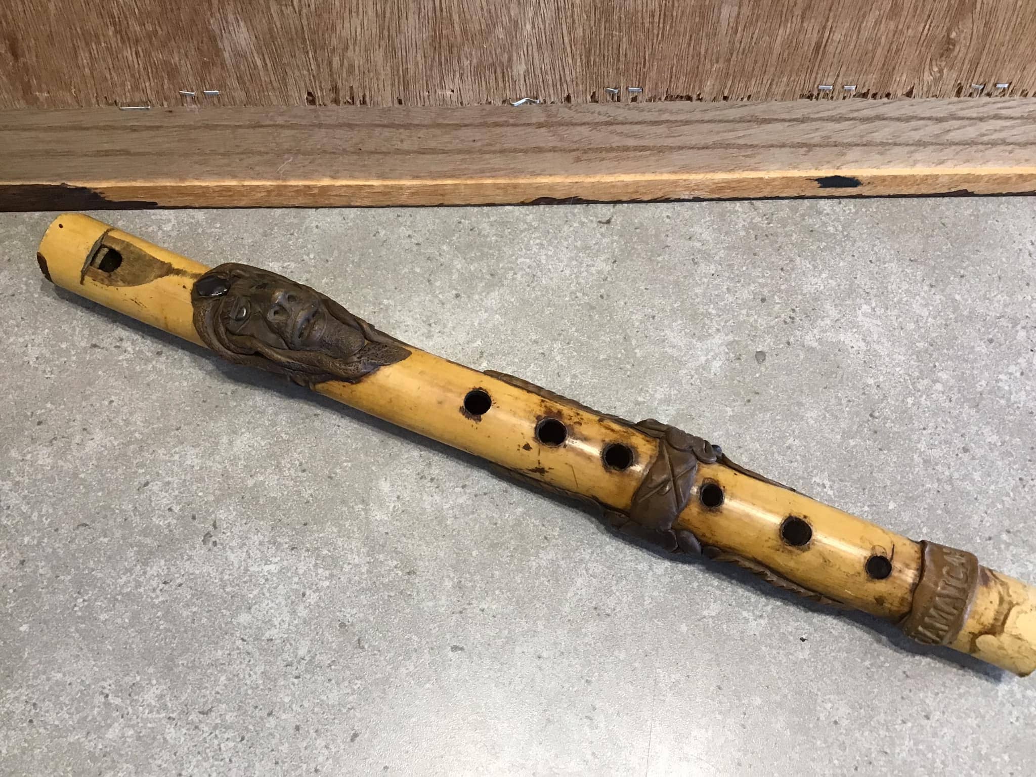 Vintage JAMAICA Flute | Ręcznie robiony flet z fletem - Etsy Polska