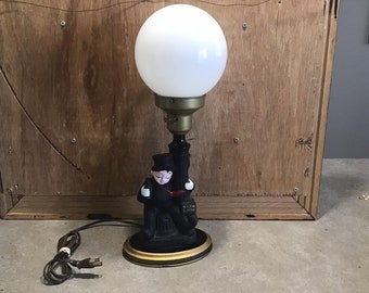 Vintage Drunk Man Electric Table Lamp Light