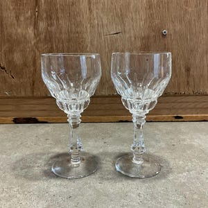 2 Schott-Zwiesel Crystal Glasses, Height 6&quot; Made in Germany