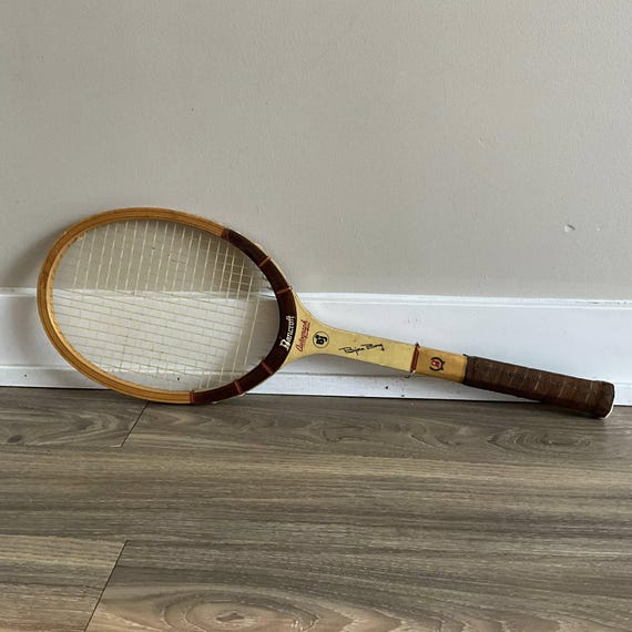 Vintage Bjorn Borg Bancroft Autograph Wooden Tennis Racquet (size