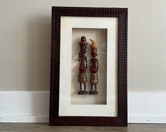 巨大な木製フォークとスプーンの壁飾り：ポリネシア彫刻カトラリー（20