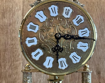 Vintage S. Haller Simonswald Germany Mantel Clock With Dome (not