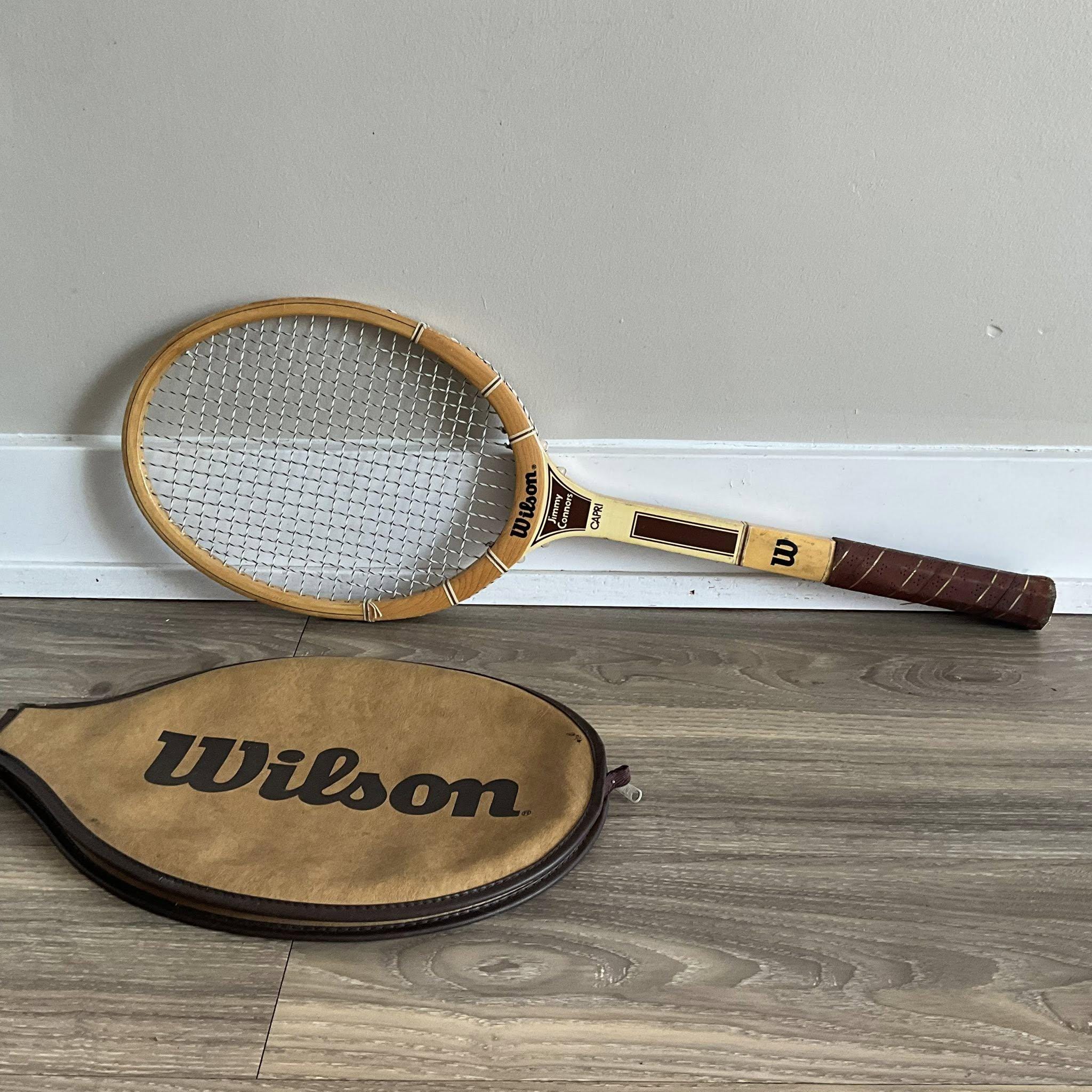 Vintage Wilson Tennis Racket - Etsy