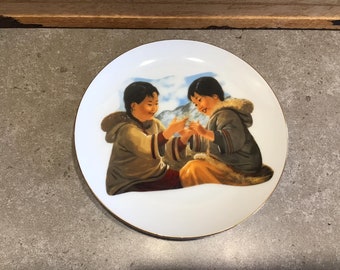 Collector Plate - Nori Peter "A Test of Skill" - Classic Art Collection Made in Canada