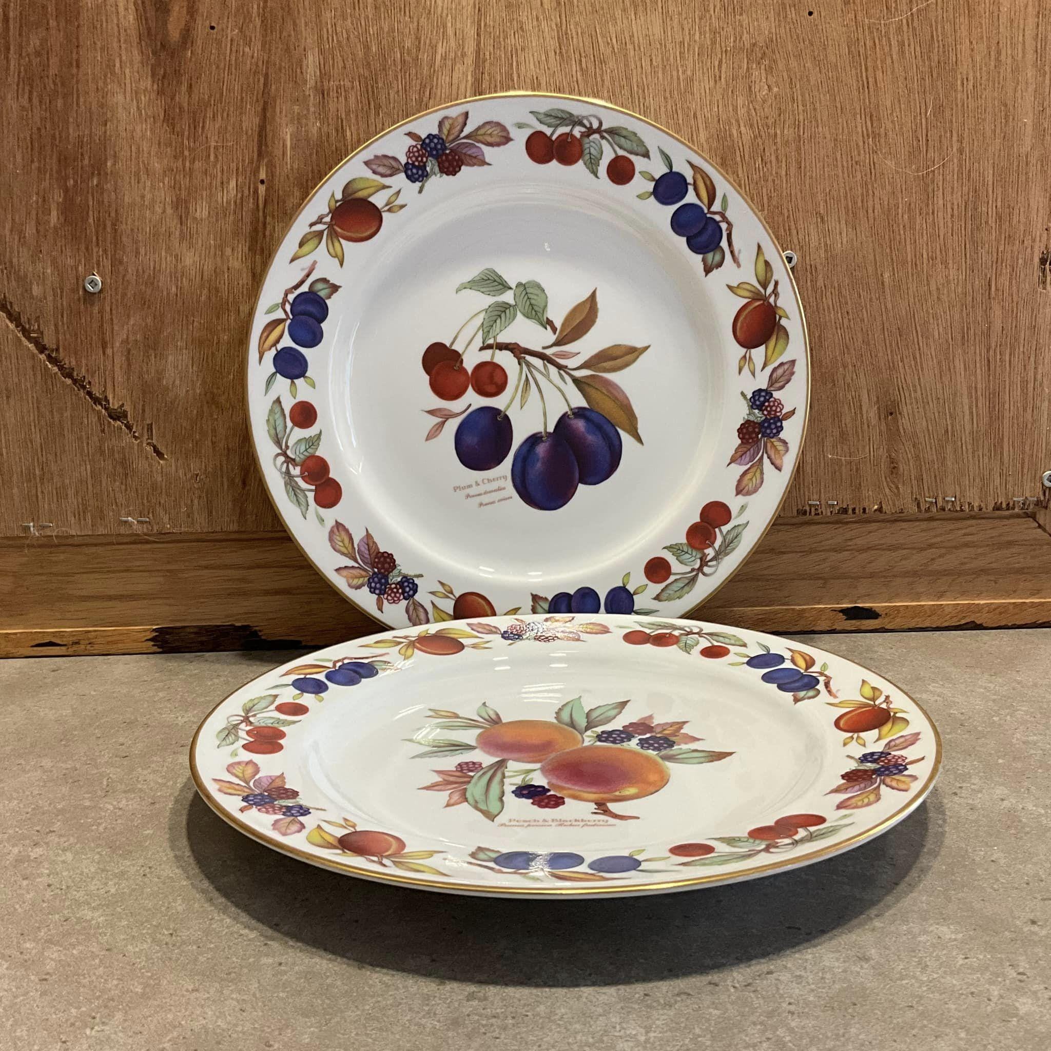  Worcester Evesham ボウル&皿 Royal Worcester - Evesham Gold - Medium Canister - Echo's China