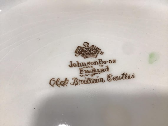 Johnson Brothers Old Britain Castles Brown Soup Tureen With