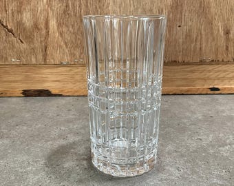 Vintage Spiegelau Crystal Highball Glass – Brilliant Cut Tumbler – Elegant German Barware