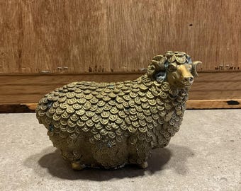 真鍮の羊の像、中国の古いコレクション、真鍮の動物の彫刻 - Etsy 日本