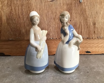 2 Valentino Figuren Porzellansammlung Hand Made in Spain