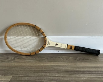 Vintage Wilson Chris Evert Autograph Tennis Racket: Sports Decor