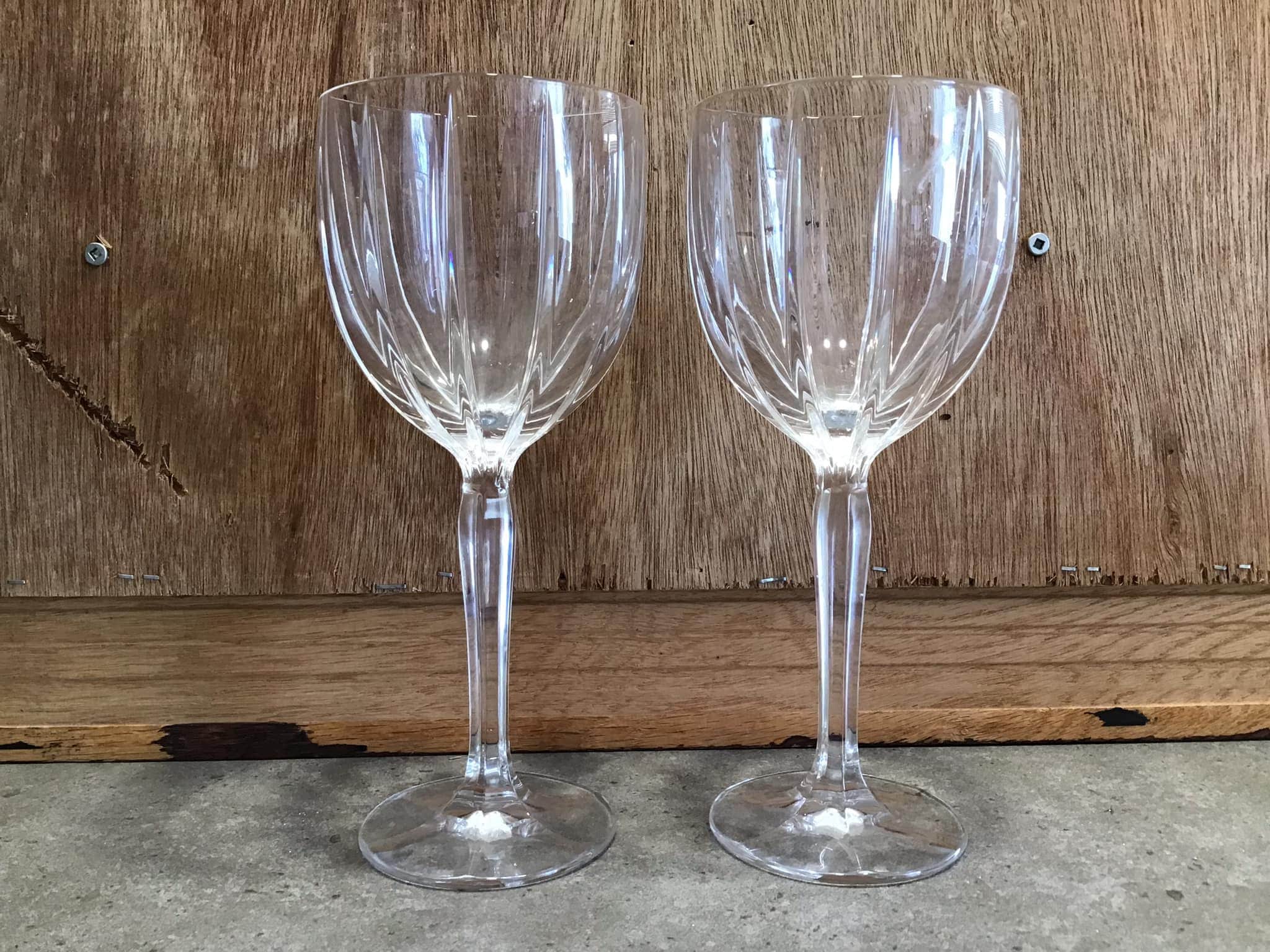 Vintage Marquis by Waterford Crystal Wine Glasses - Balloon Design, Set of  Two - Etsy India