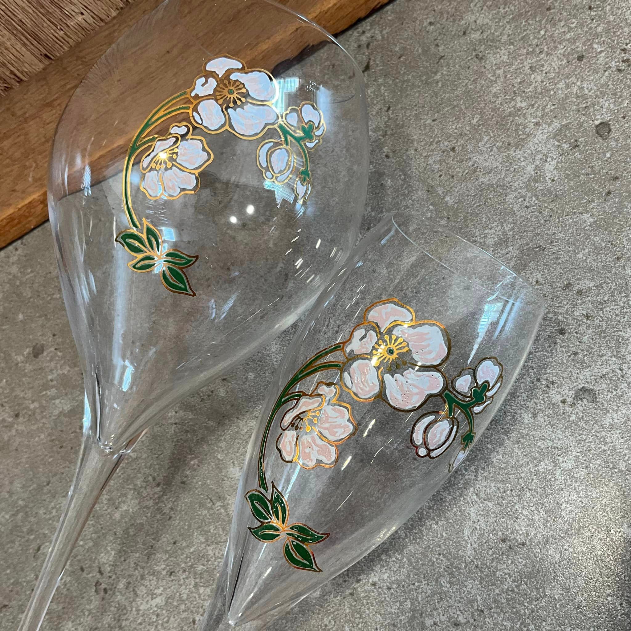 2er Set Bicchieri di Champagne Personalizzato Regalo Nozze per Paia