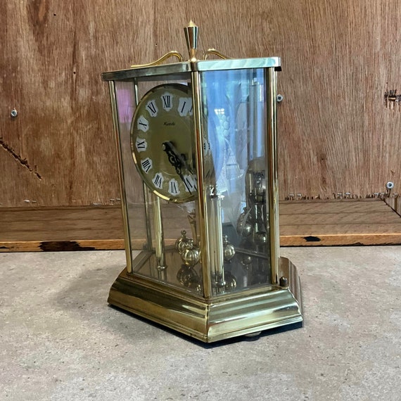 Vintage Kundo Brass Dome Clock - West Germany Collectible - Etsy