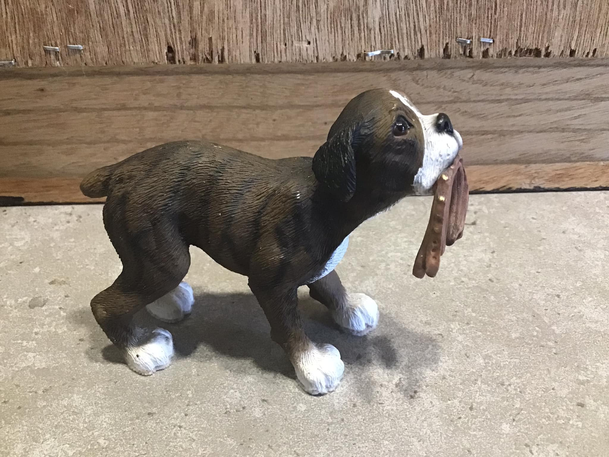 ヴィンテージボクサー犬の置物：リアルなレプリカ、コレクターズ