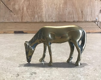 ヴィンテージ真鍮製馬 | ヴィンテージ馬の置物 | ヴィンテージ馬の飾り