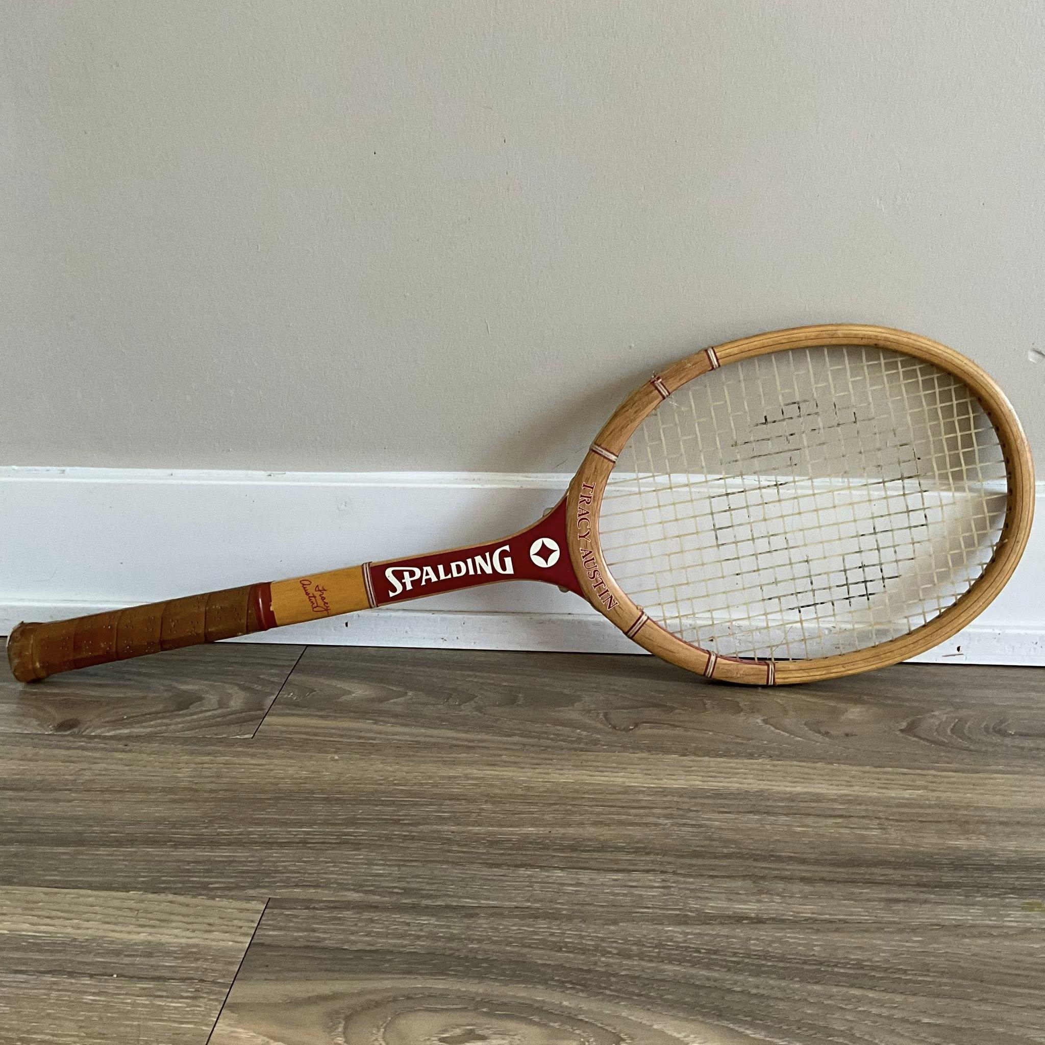 Raquette De Tennis Vintage John McEnroe Mad Raq Boston - Taille Poignée 4 1/2 - Avec Housse - Occasion Rare