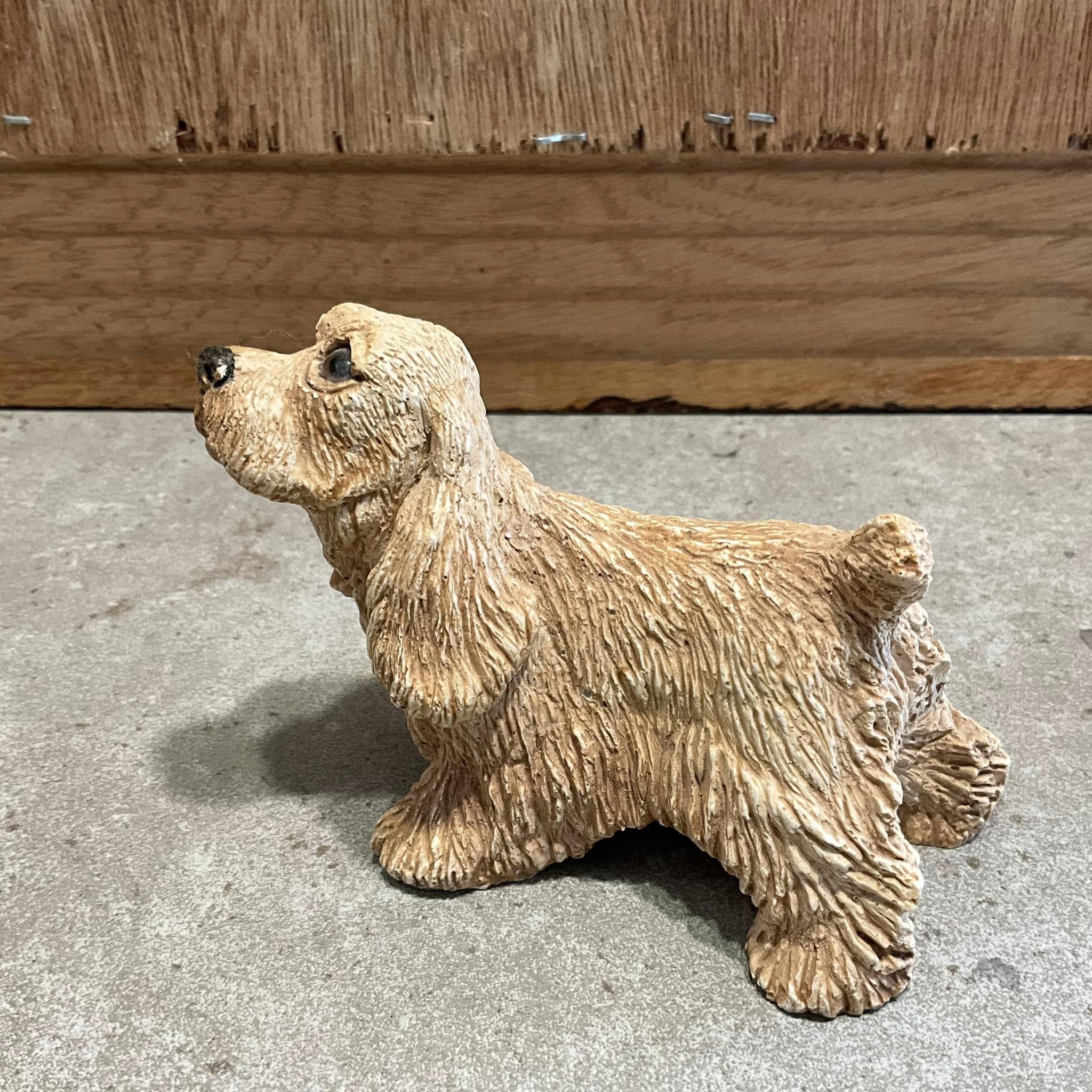 レア レトロ コッカー 人形 犬の置物