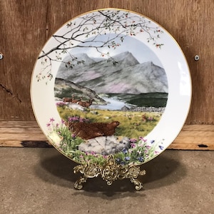 Royal Worcester "September on the Moors" by Peter Banett.1979 Limited Edition collectors plate: