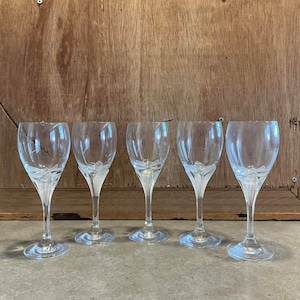Vintage Schott-Zwiesel La Fleur Crystal Wine Glass - Made in Germany