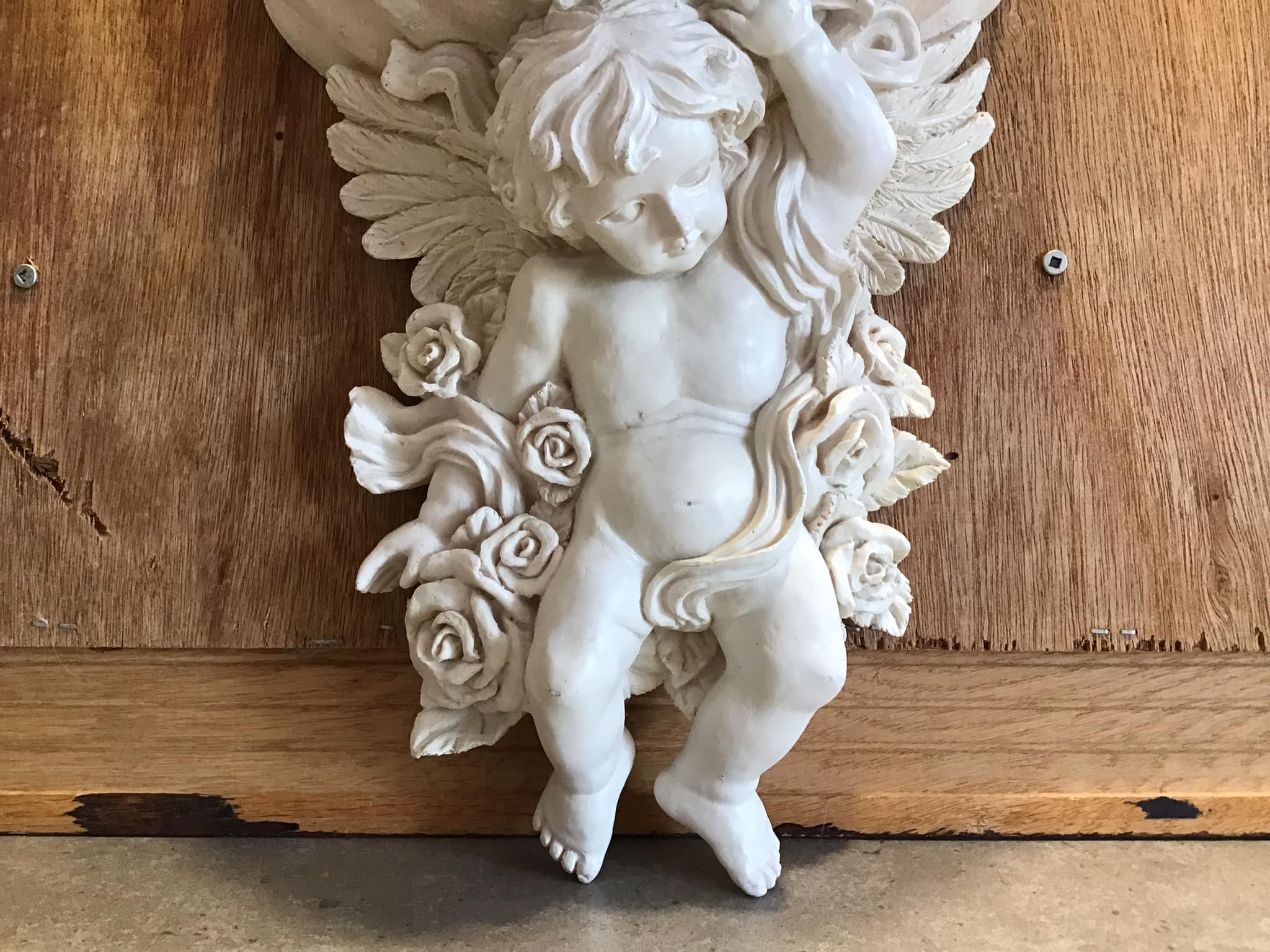 天使の壁掛けプランター：樹脂製植木鉢彫刻 - Etsy 日本