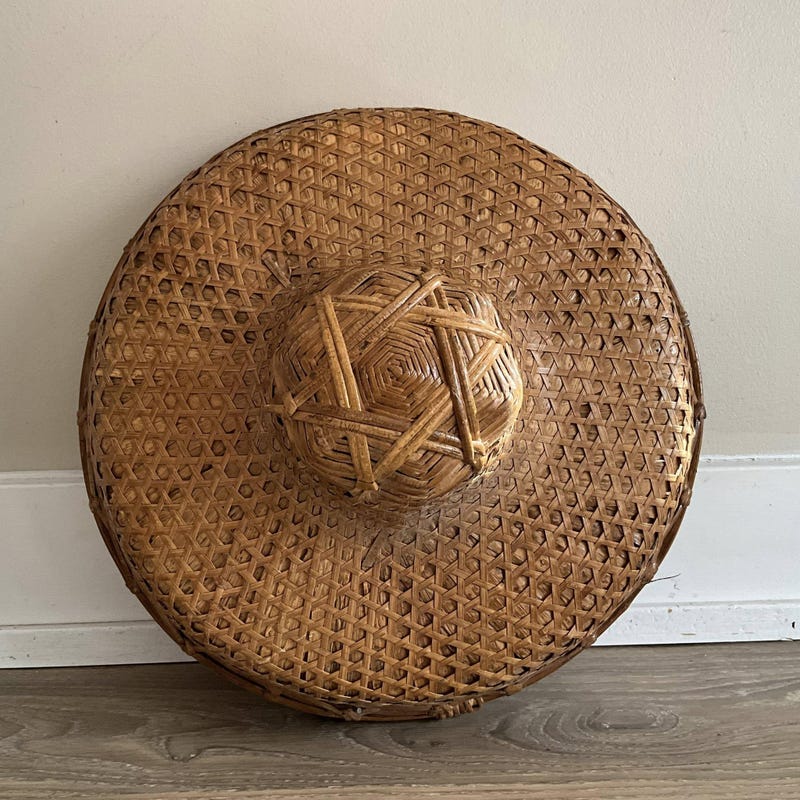 Rice Farmer Hat - Etsy