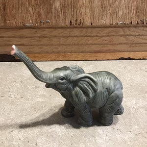 African Elephant Figurine, Elephant Baby Animals Collection.