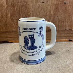 Vintage Delft Blue and White Mug Windmill Made in Holland