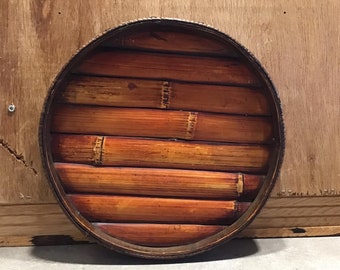 Vintage Bamboo tray