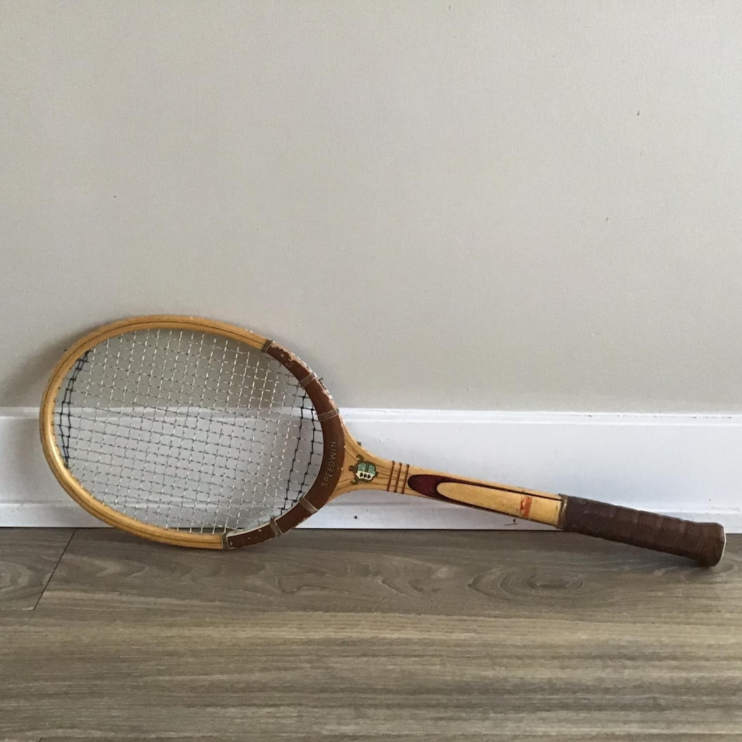 Raqueta De Tenis Antigua De Madera Para Decoración | Cuotas sin interés