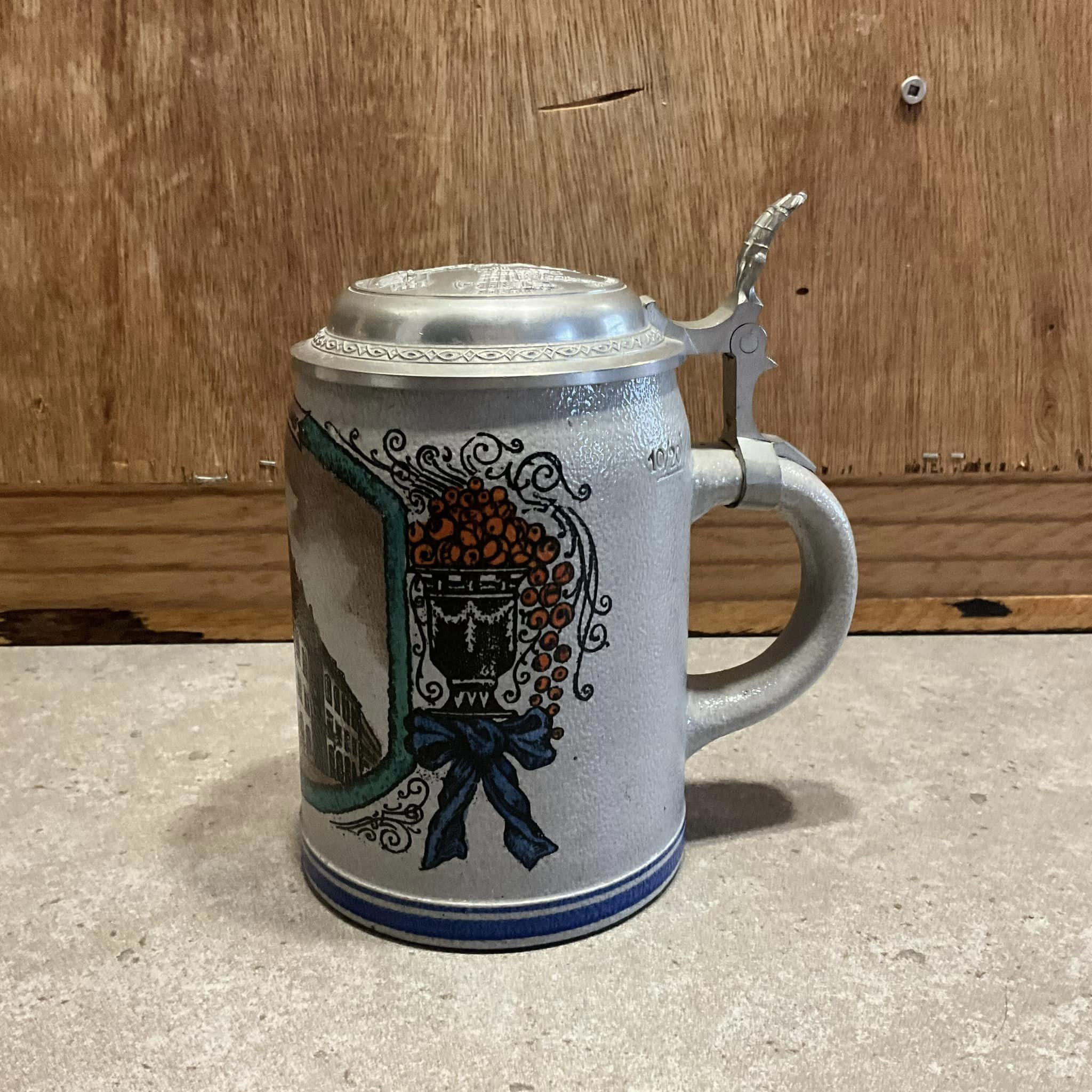 西ドイツ製GERZ蓋付きビアジョッキ 西ドイツ製GERZ蓋付きビアジョッキ