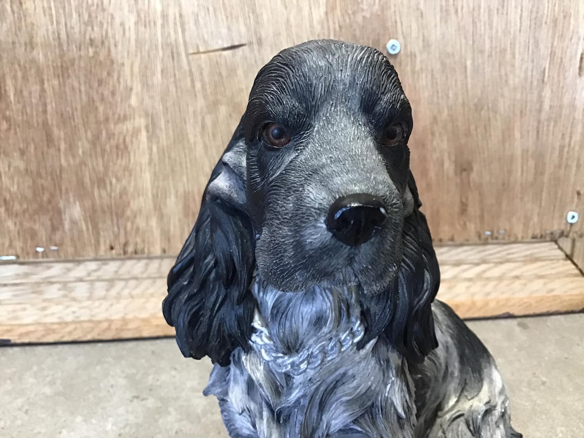 working cocker spaniel figurines