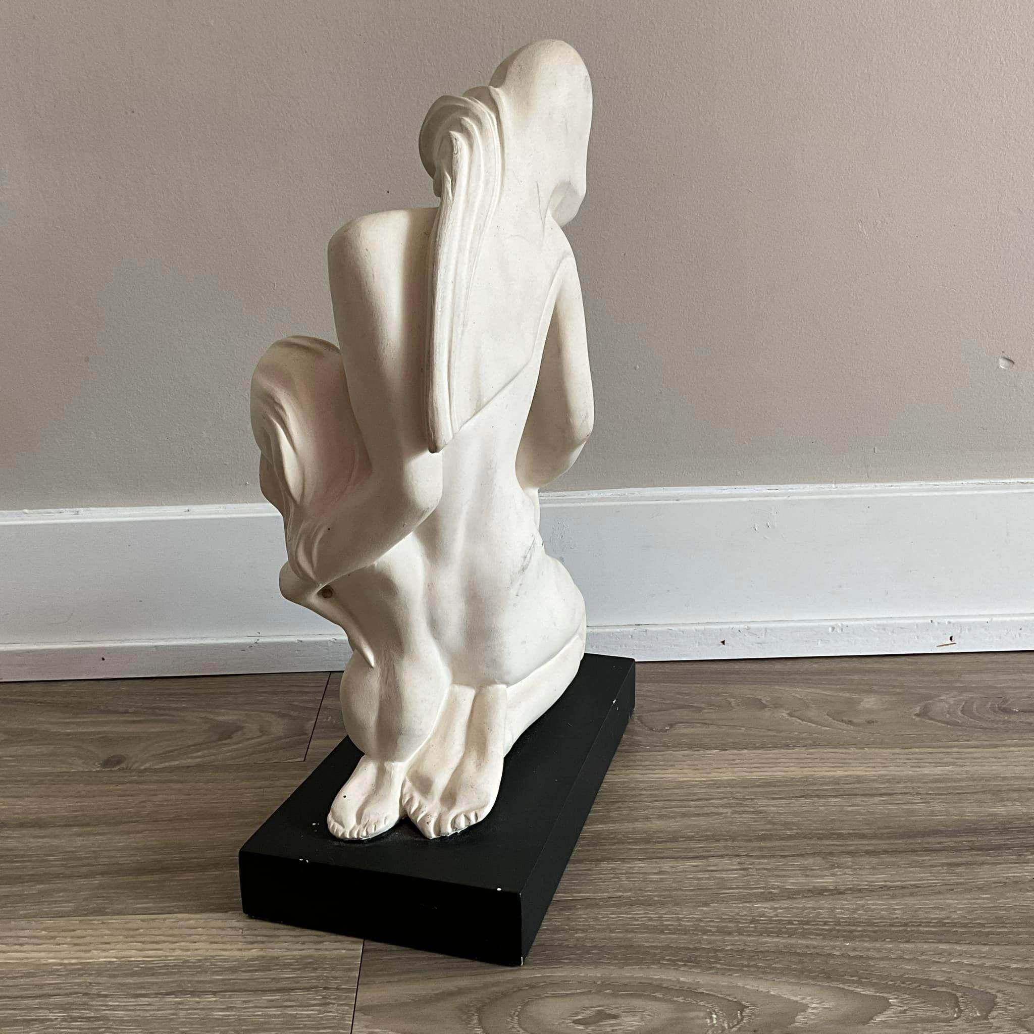 90年代メキシコで購入した男女の石膏像　Austin Sculpture社製 90年代メキシコで購入した男女の石膏像 Austin Sculpture社製