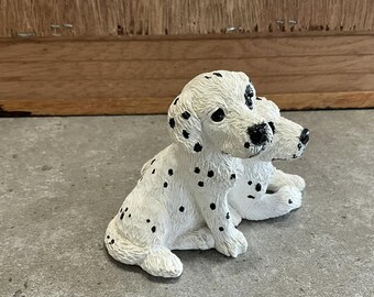 ヴィンテージ ダルメシアン犬の置物、白黒の斑点、カナダ製 - Etsy 日本