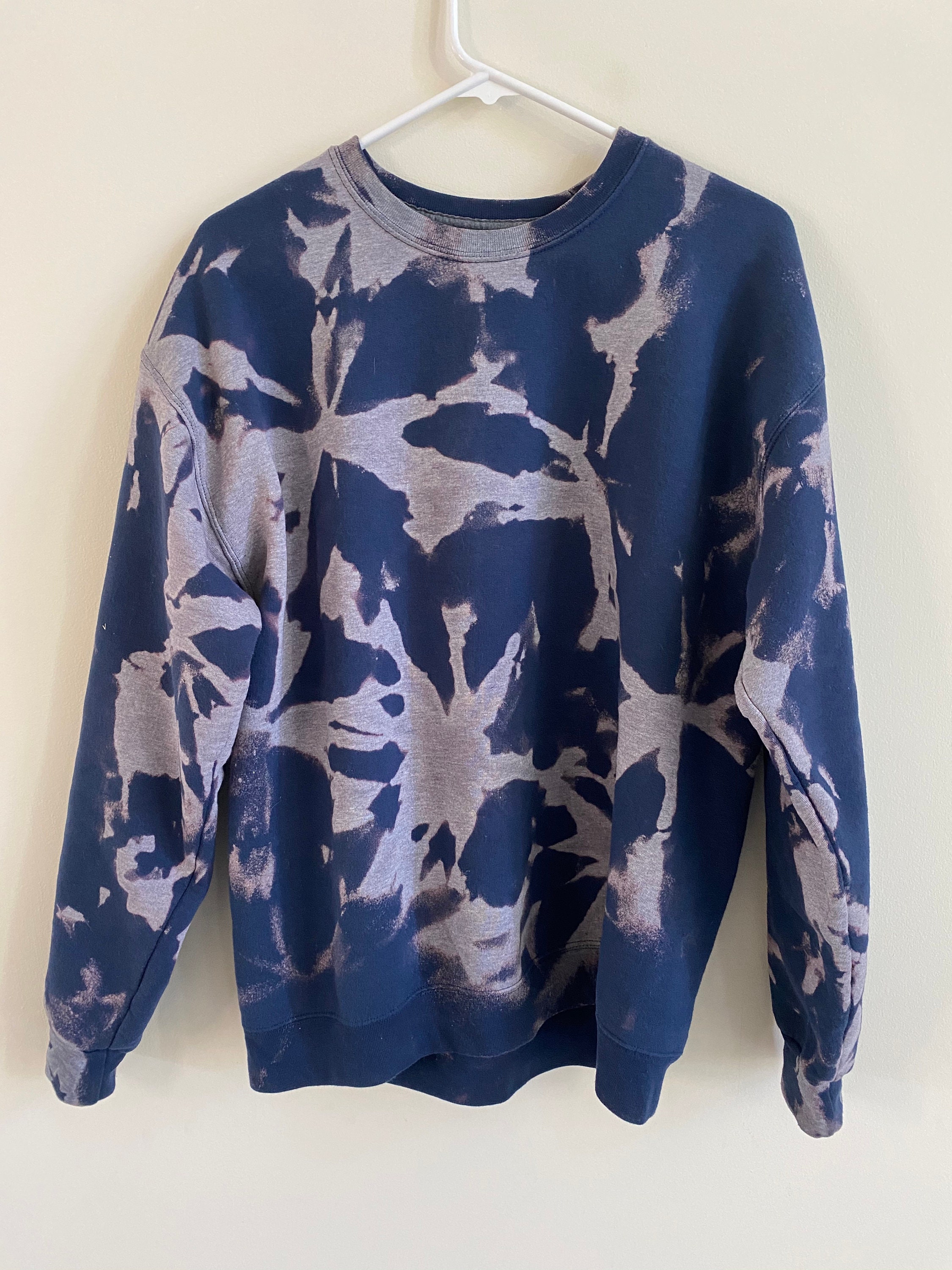 bleached light blue sweatshirt bleached light blue sweatshirt