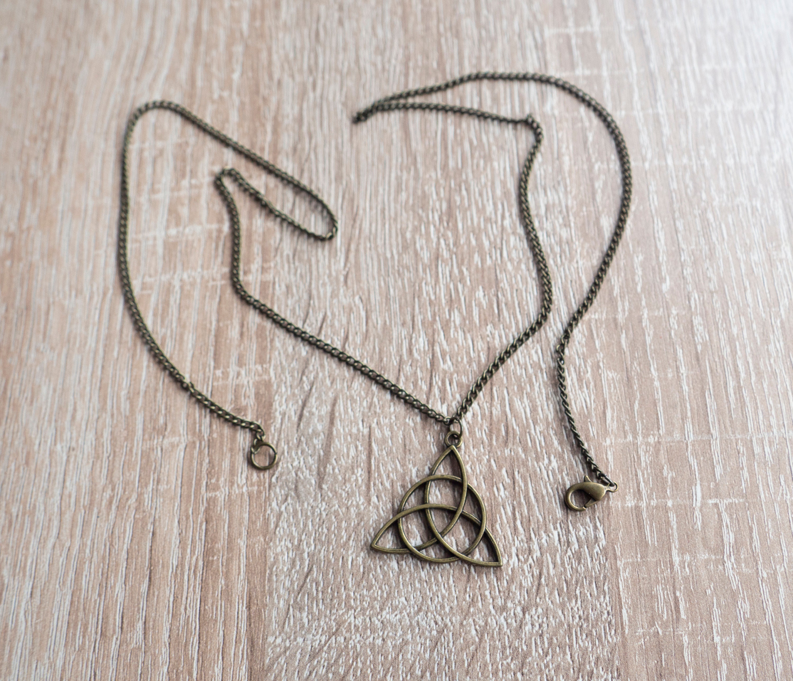 Copper Triquetra Necklace