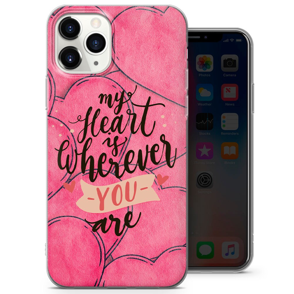 Love Heart Phone Case Valentine Gift Cover For iPhone 12 Etsy
