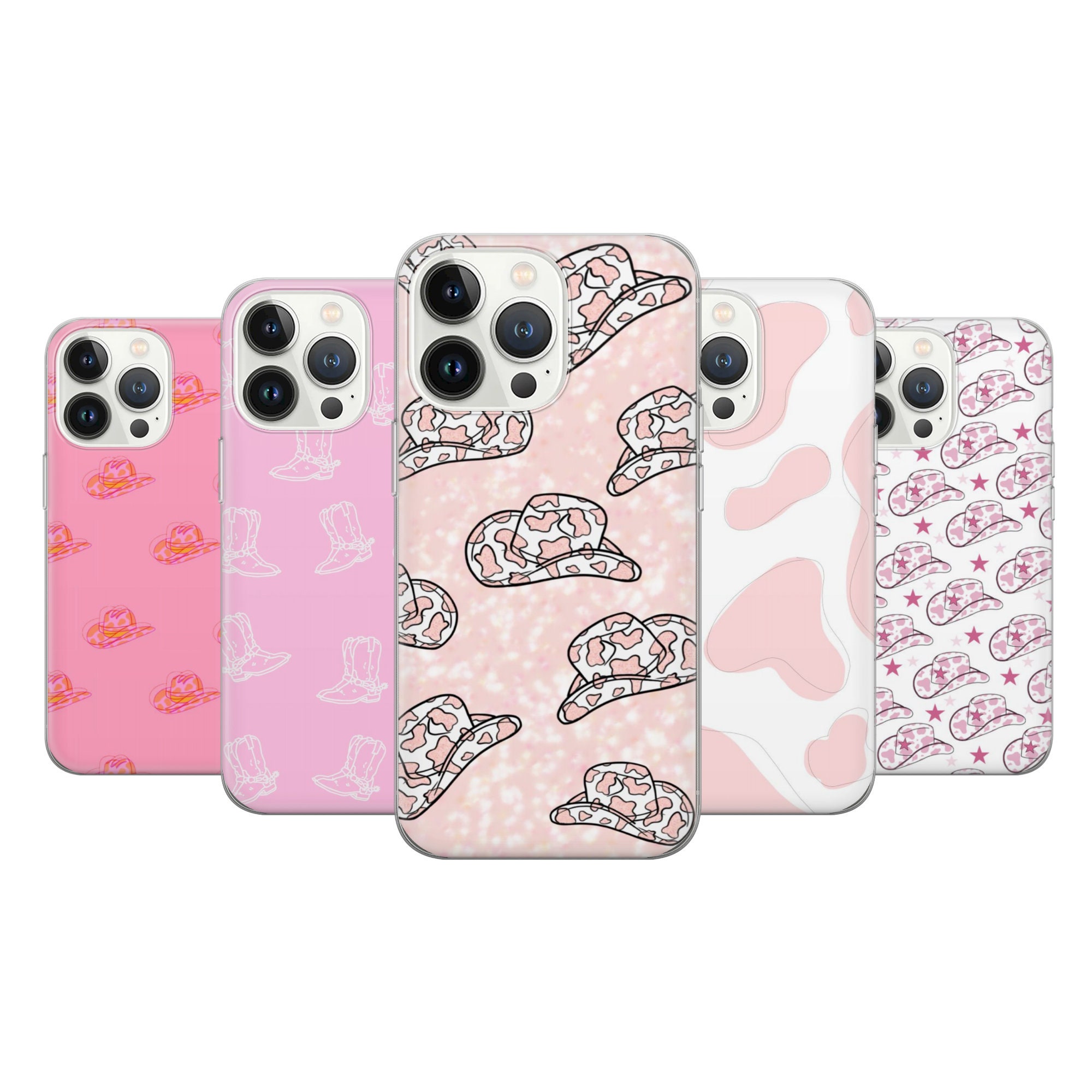 Let&Amp #39 S Go Girls Pink Cowboy Cowgirl Rodeo Hat Preppy Tempered Glass  Case For Iphone