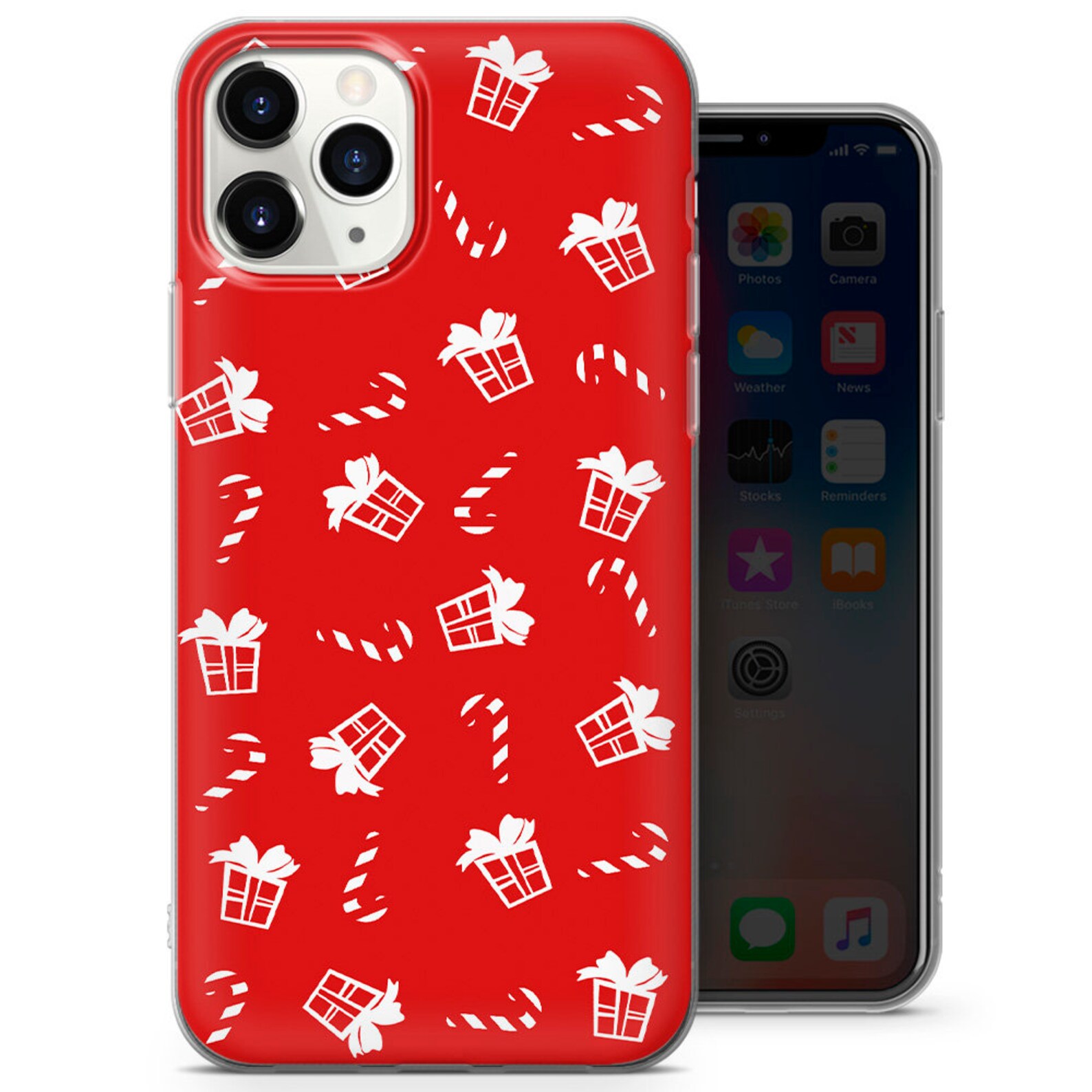 Christmas phone case gift cover for iPhone 12 iPhone 7 8 Etsy Christmas Phone Case