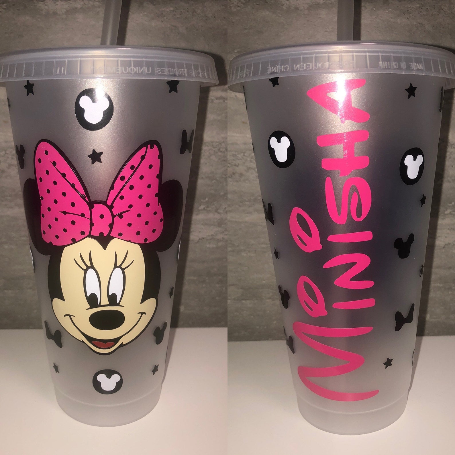 Starbucks Cup UK Minnie Mouse Inspired Personalised Etsy