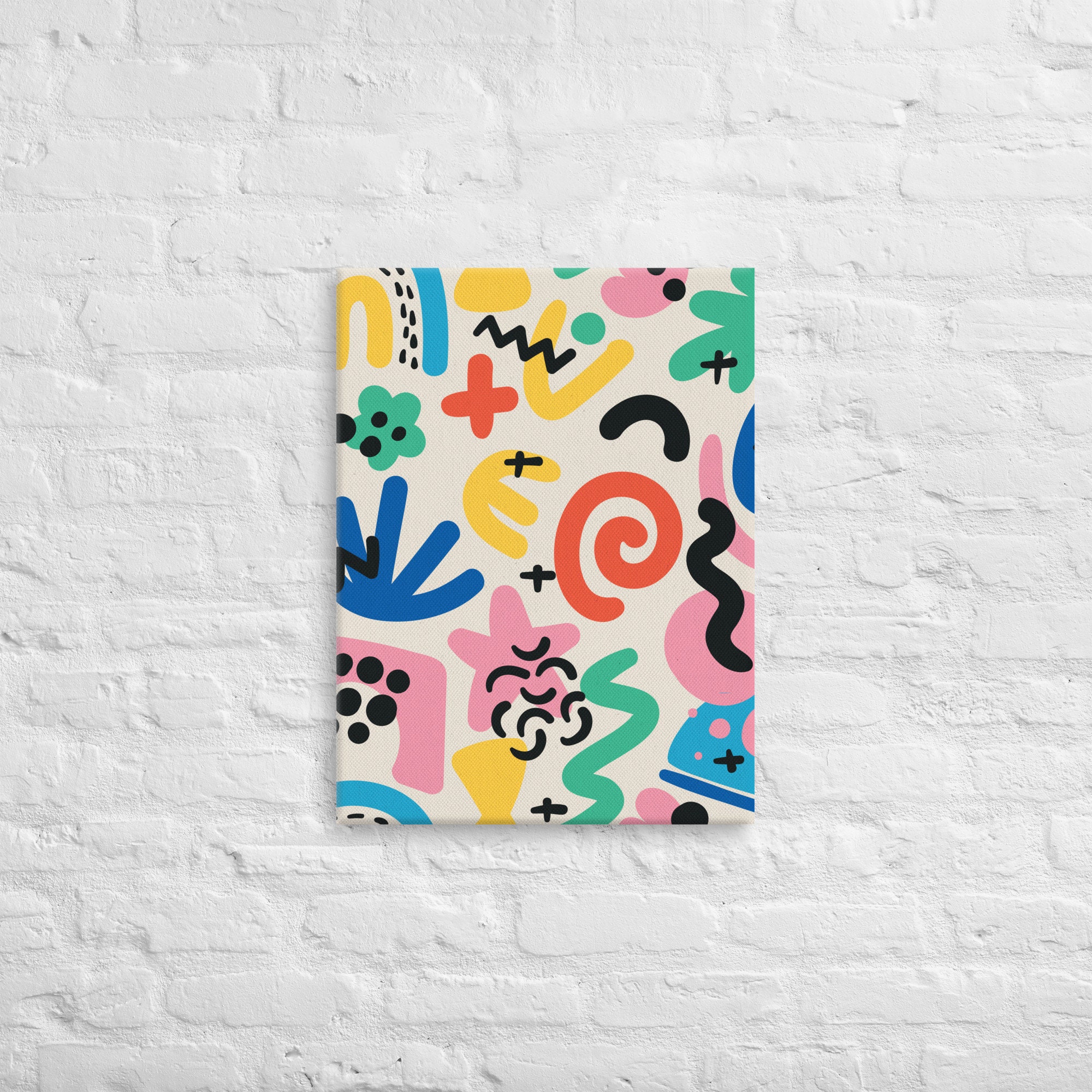 Abstract 90s | Canvas Print | Wall Art - Etsy