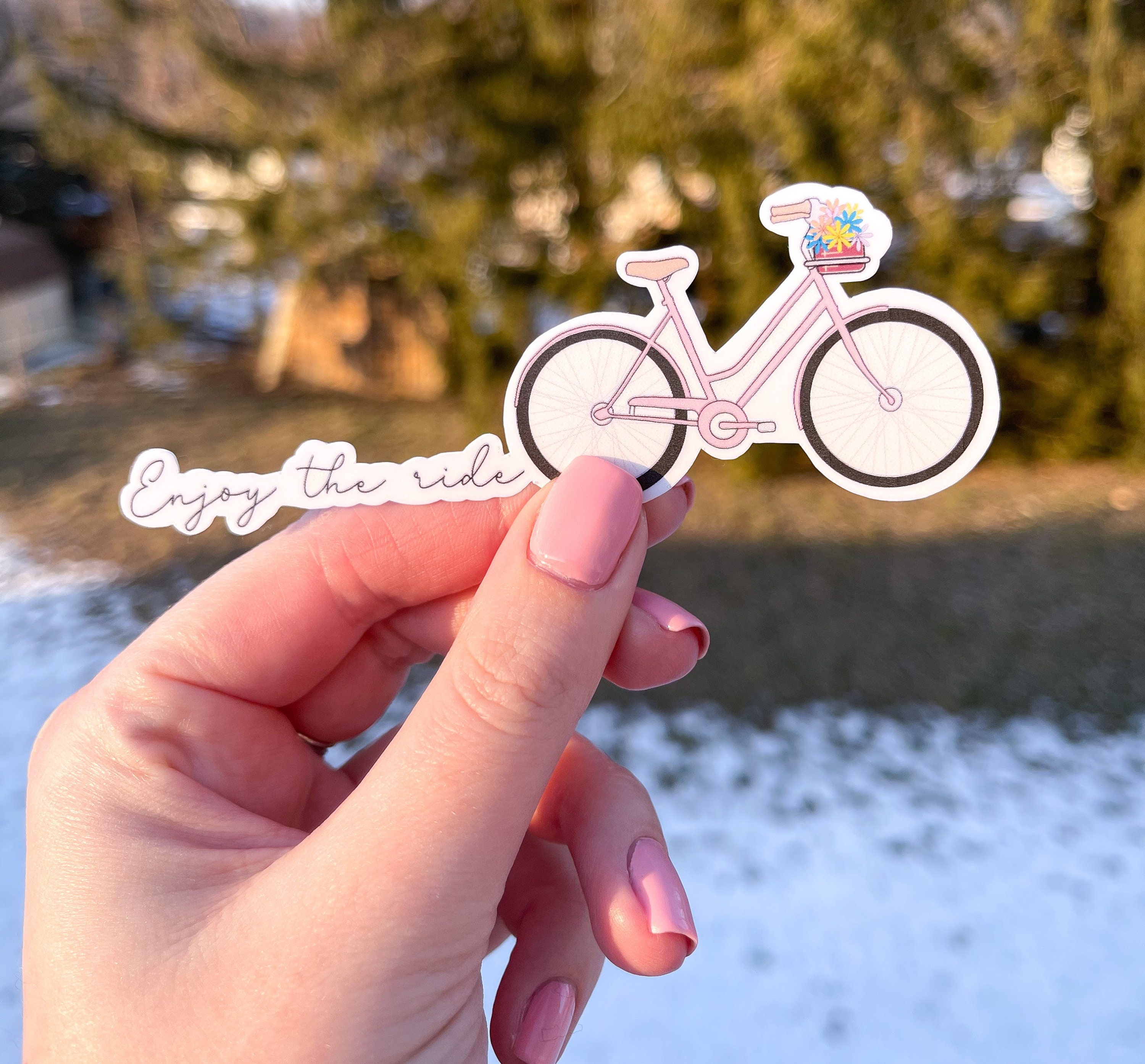 Sticker Say Your Last Ride Enjoy the Ride Sticker/ Bike Sticker/ Bike Riding Sticker - Etsy